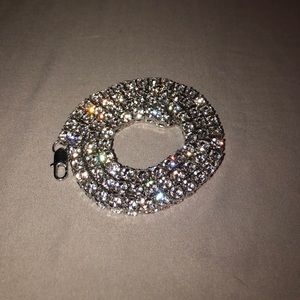 Lab Tested Tennis Chain Diamond Necklace